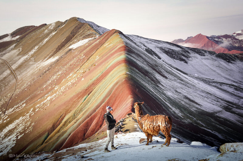 The Famous Rainbow mountain of Peru
